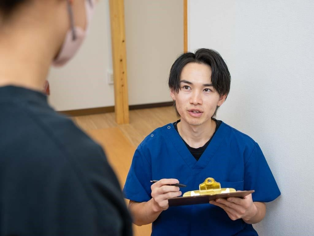 カウンセリング中の写真