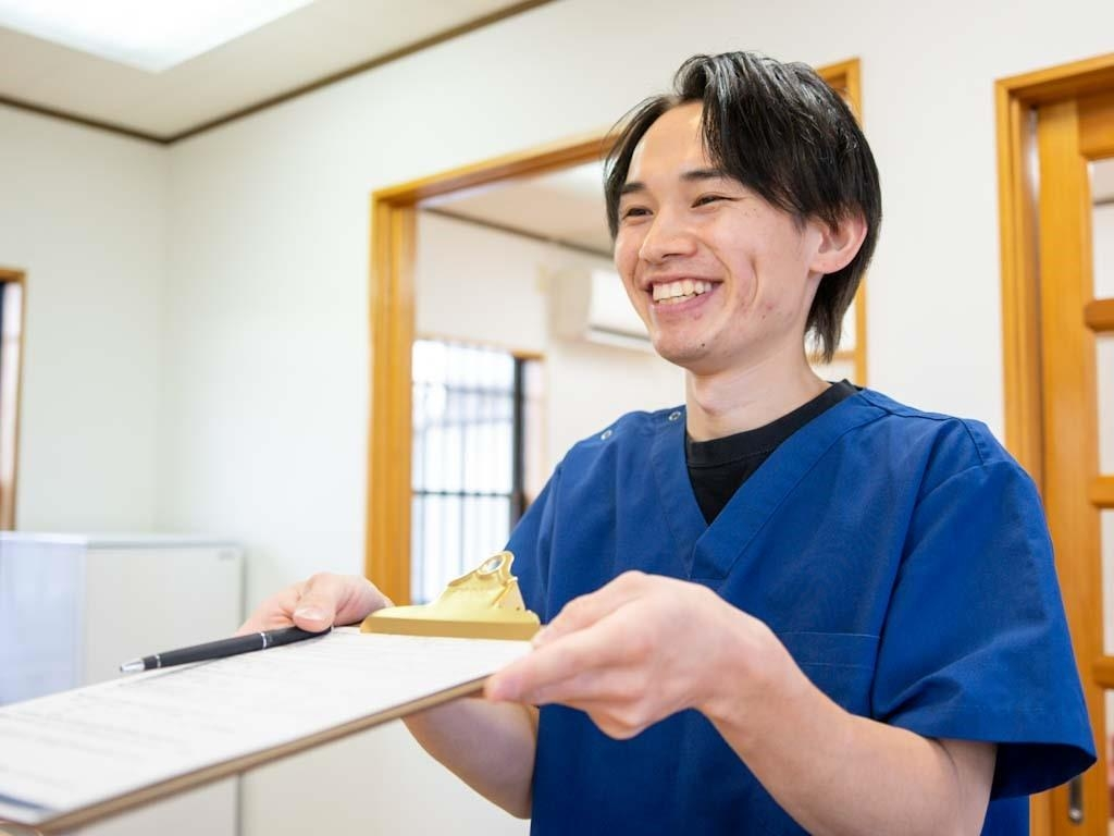 受付・問診票の記入