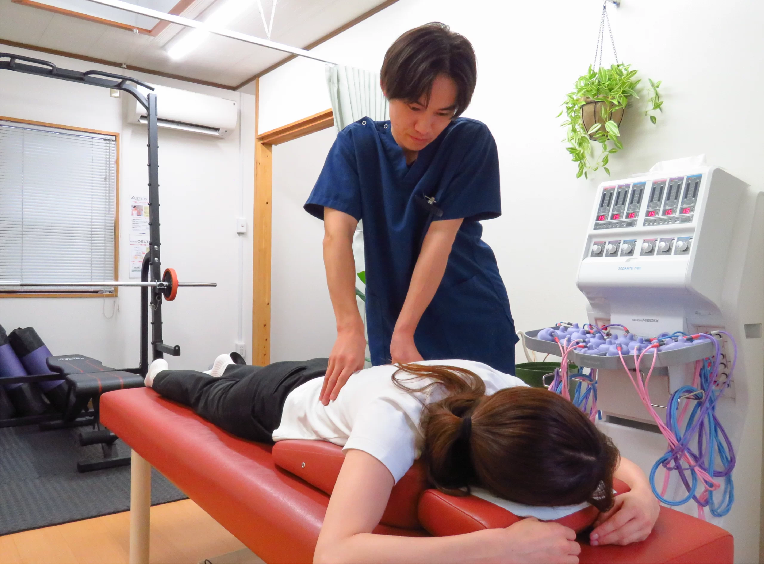 施術風景の写真