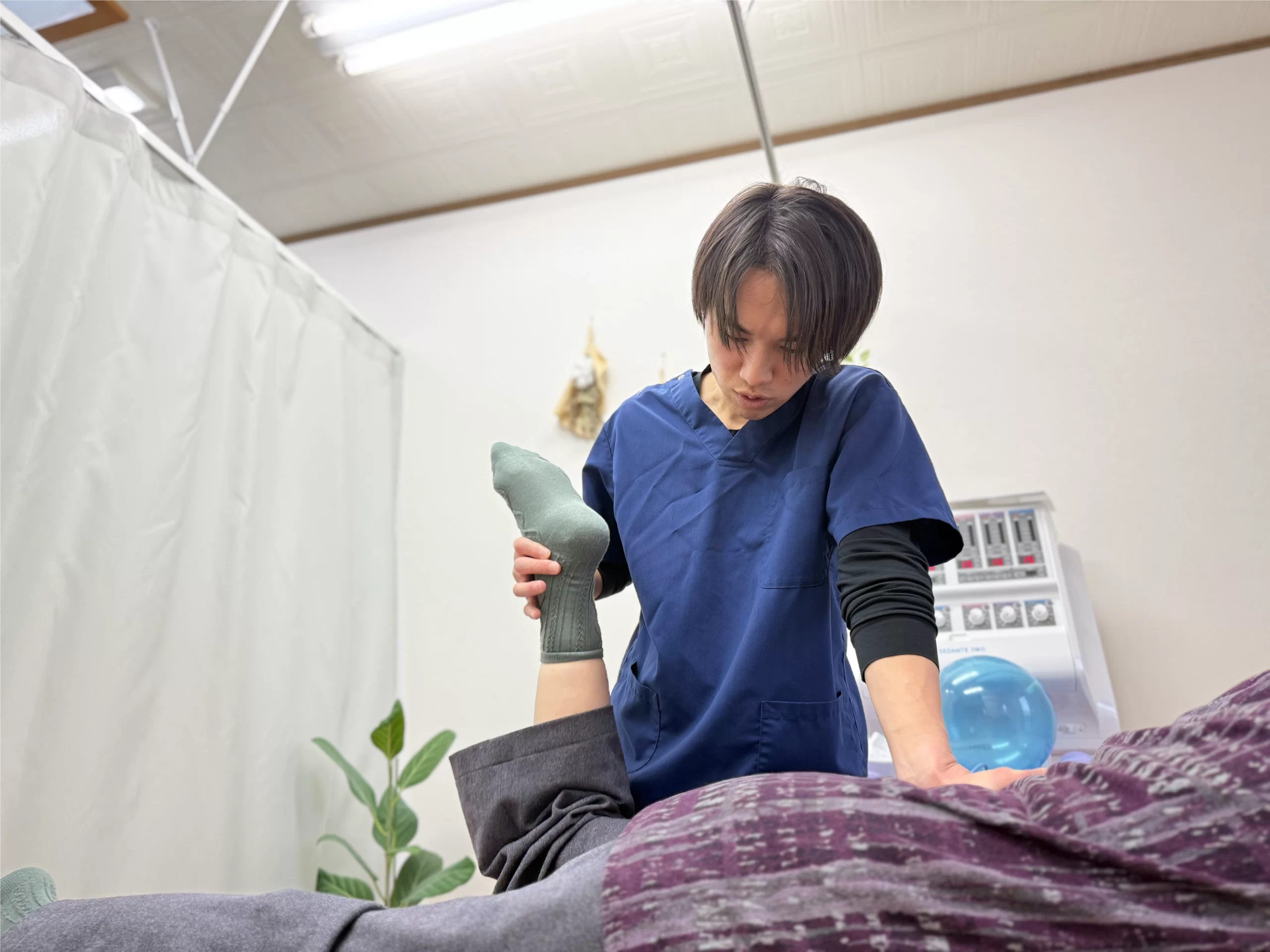 施術風景の写真